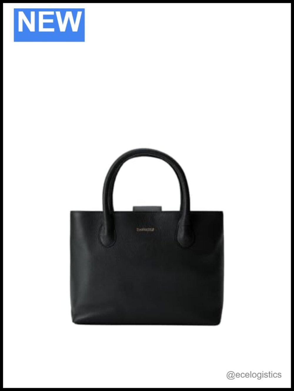 Pebbled Leather Women's Tote Bag Double Handle Straps Everyday Handbag